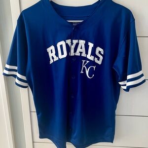 Youth Kansas City Royals Button-Up Shirt